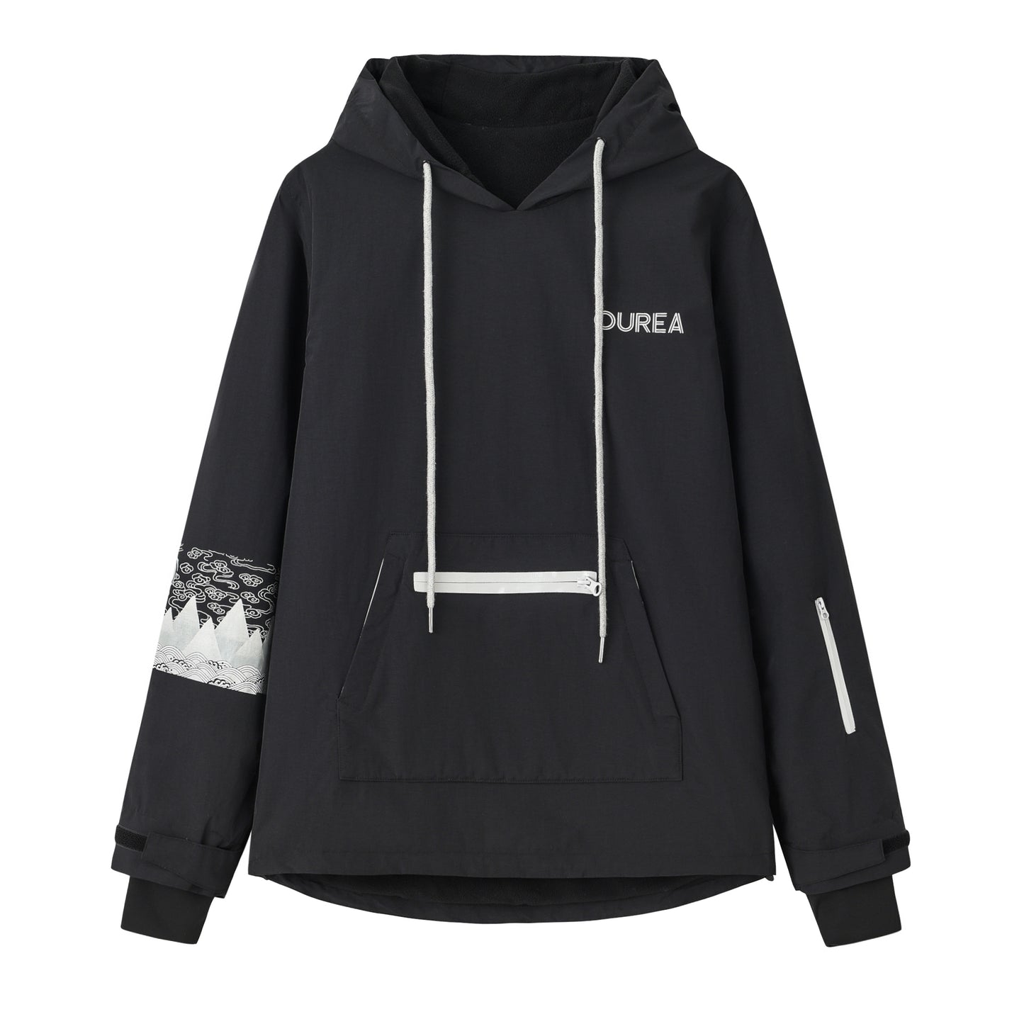 OUREA Snow Hoodie - True Black
